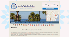 Desktop Screenshot of apartamentoscandisol.com